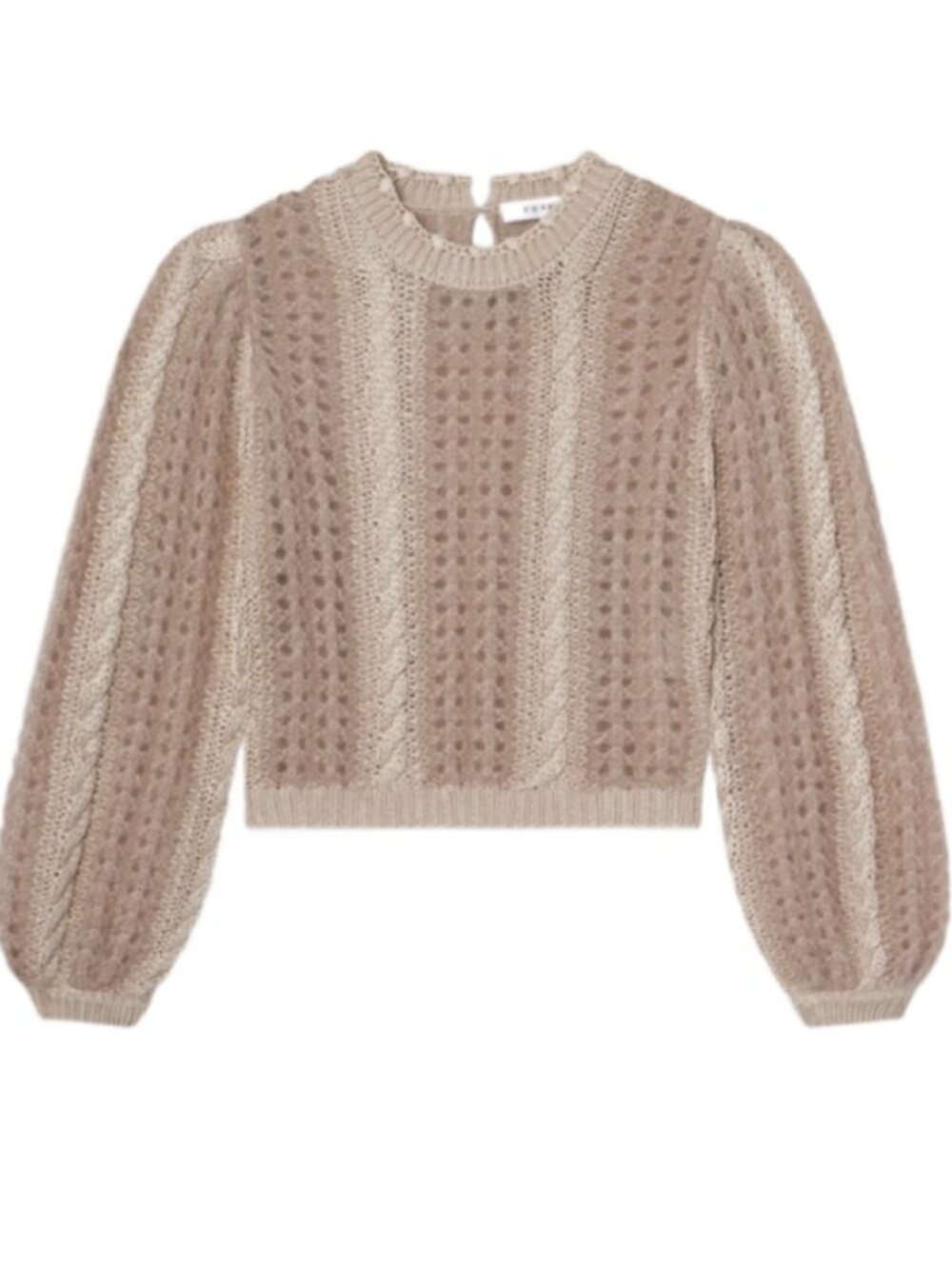 FRAME Femme Cable Knit Sweater
